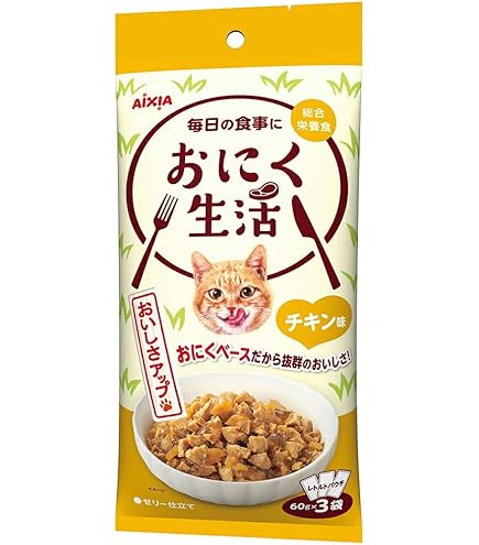 おさかな生活 ささみ入りまぐろ 24袋（60g×72袋） シニア　アイシア　猫用 アイシア おさかな生活 サーモン入りまぐろ 180g（4571104719663